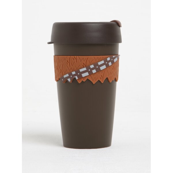 Cană maro de călătorie cu tematică Star Wars KeepCup Chewbacca Original Large