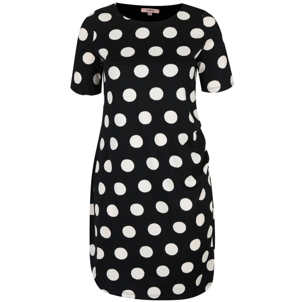 Rochie neagră cu model buline LA Lemon