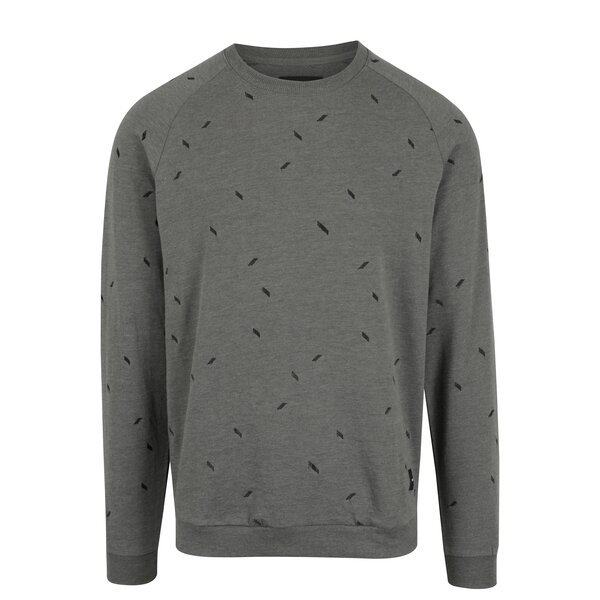 Pulover gri cu broderie ONLY & SONS Chester