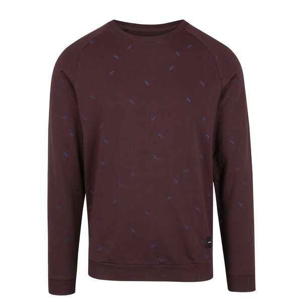 Pulover bordo cu broderie ONLY & SONS Chester
