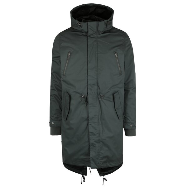 Geaca parka si jacheta bomber kaki 2v1 Selected Homme