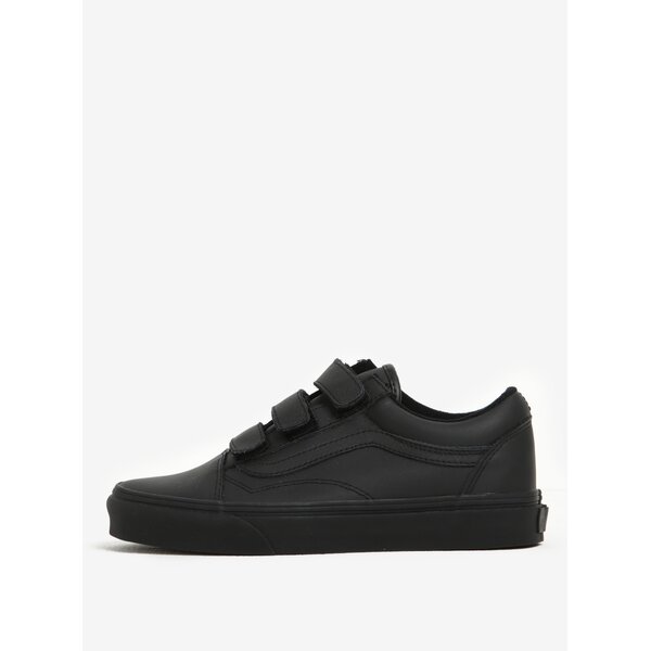 Pantofi sport unisex negri din piele - VANS Old Skool