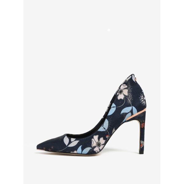 Pantofi bleumarin cu toc cui și vârf ascuțit- Ted Baker Saviop