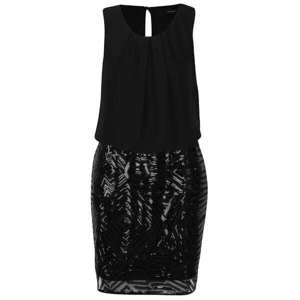 Rochie neagră cu paiete VERO MODA Silje