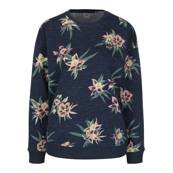 Bluză bleumarin cu print floral pentru femei - VANS Tango