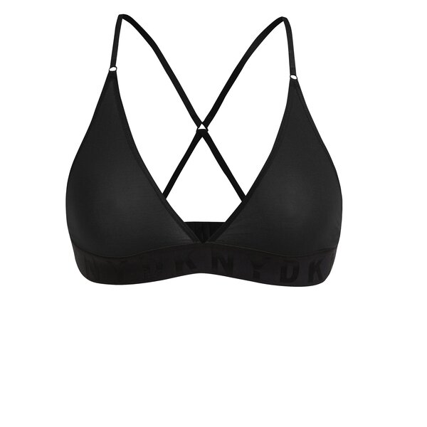 Sutien negru cu bretele incrucisate DKNY