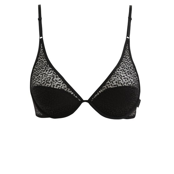 Sutien negru din dantelă DNKY