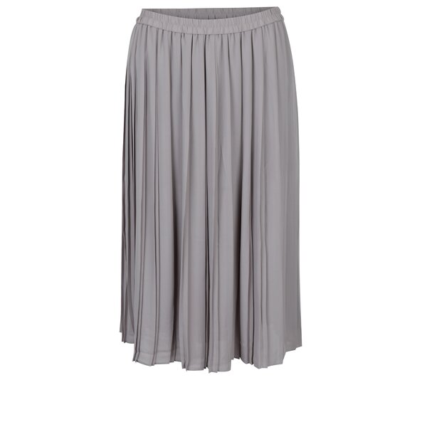 Fustă gri plisată VERO MODA Swing