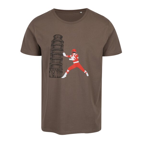 Tricou maro cu print pentru barbati ZOOT Original