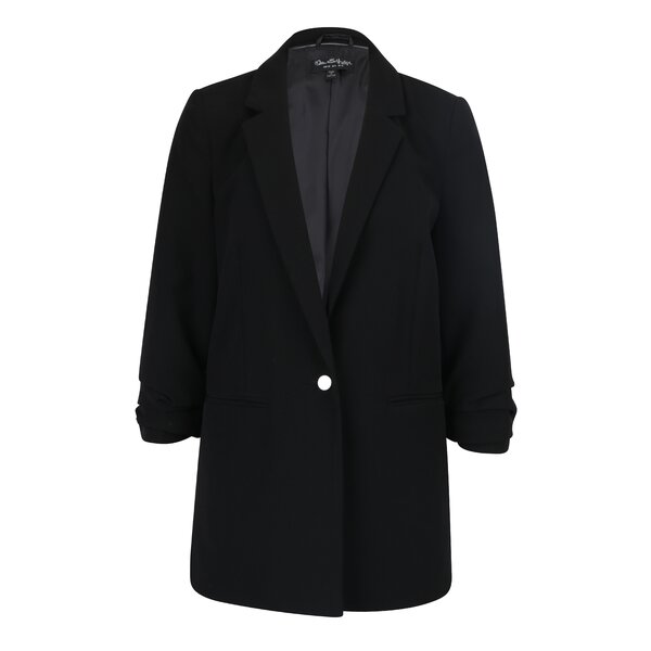 Sacou negru lung Miss Selfridge