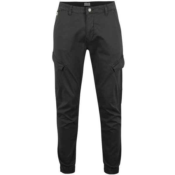 Pantaloni cargo gri inchis din bumbac - Shine Original