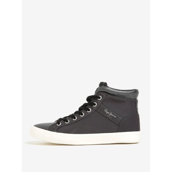 Pantofi gri sport pentru femei - Pepe Jeans Clinton Stars