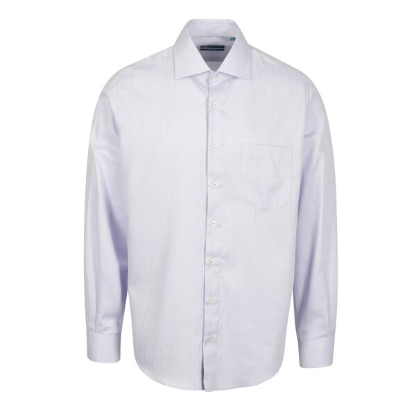 Cămașă regular fit violet cu model herringbone Braiconf Maxmilian