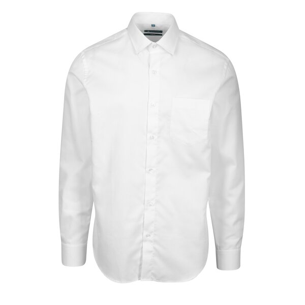 Cămașă albă slim fit cu dungi Braiconf Cristian