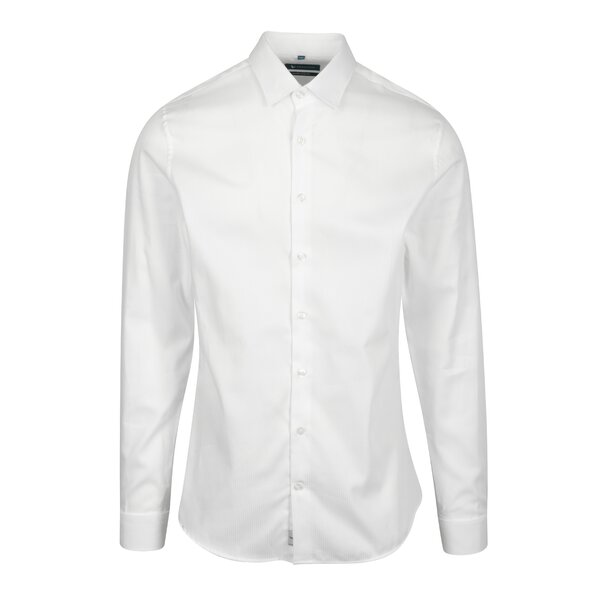 Cămașă albă super slim fit Braiconf Costin
