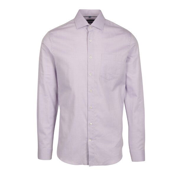 Cămașă violet super slim cu model discret Braiconf Narcis