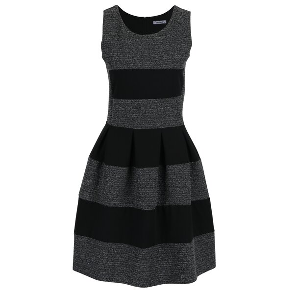 Rochie negru & alb cu dungi Haily´s Evelyn