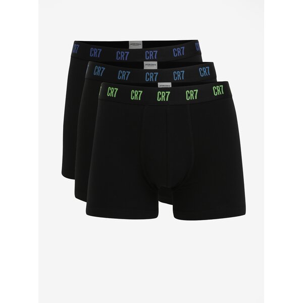 Set de 3 perechi de boxeri negri CR7