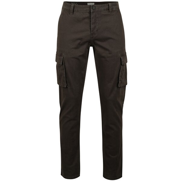 Pantaloni cargo gri inchis cu buzunare aplicate - ONLY & SONS Kornelius