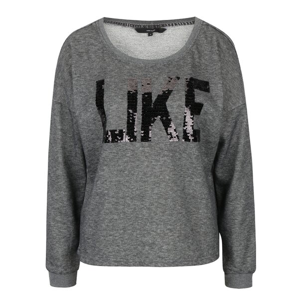 Pulover gri cu paiete VERO MODA Didde