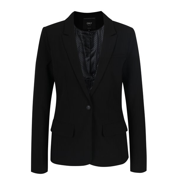 Sacou negru cu buzunare ONLY Nicole