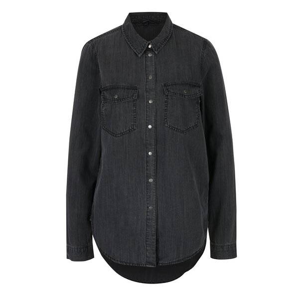 Camasa neagra din denim VERO MODA Sammi