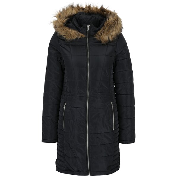 Geaca matlasata neagra cu elastic in talie VERO MODA Fast