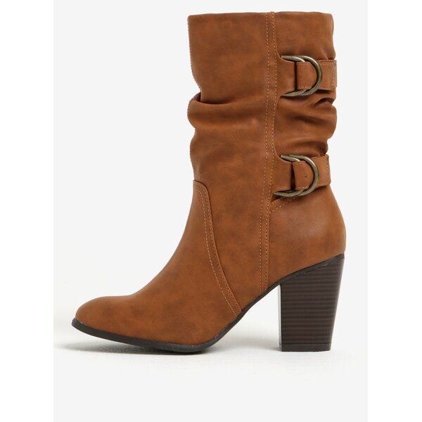 Cizme maro cu catarame Dorothy Perkins