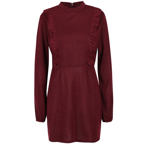 Rochie tricotata bordo cu volane AX Paris