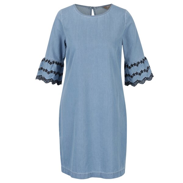 Rochie dreapta din denim cu cusaturi decorative - Dorothy Perkins
