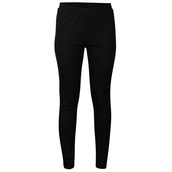 Leggings negri cu benzi de catifea pe laterale ONLY Velma