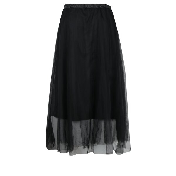 Fusta neagra maxi din tulle Fornarina Annie