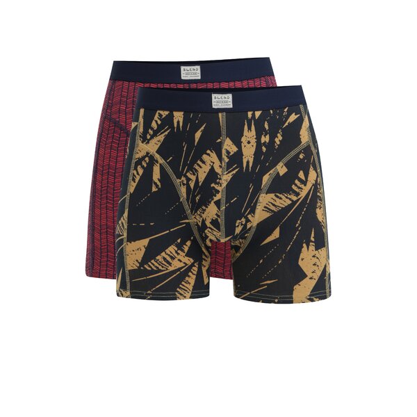 Set de 2 perechi de boxeri multicolori cu print Blend