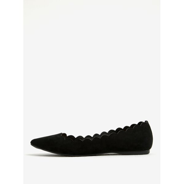 Balerini negri din piele sintetica Dorothy Perkins