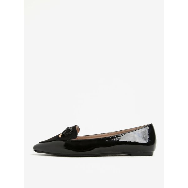 Balerini negri glossy Dorothy Perkins