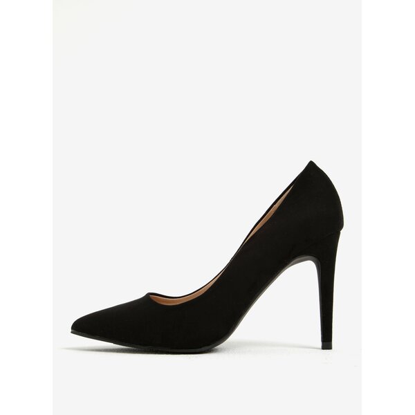 Pantofi negri cu toc cui din piele sintetica Dorothy Perkins