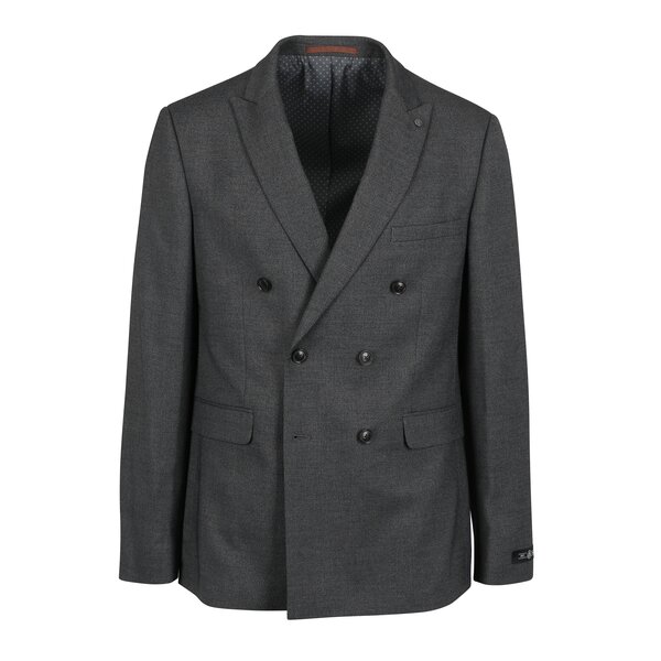 Sacou slim fit gri pentru barbati - Menswear London