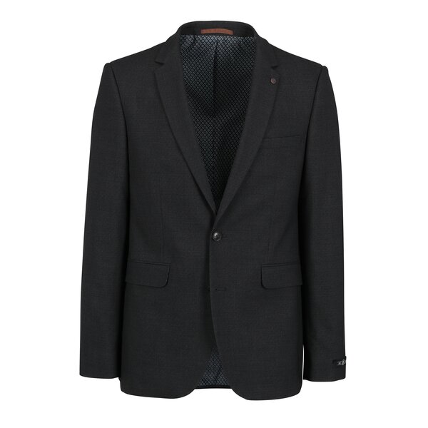 Sacou barbatesc gri inchis cu revere - Burton Menswear London