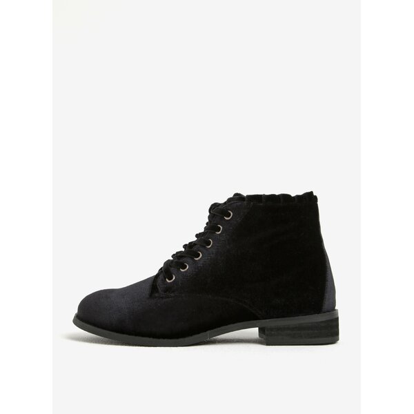 Ghete negre din catifea - Dorothy Perkins