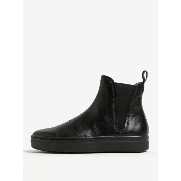 Ghete negre Chelsea din piele Vagabond Camille