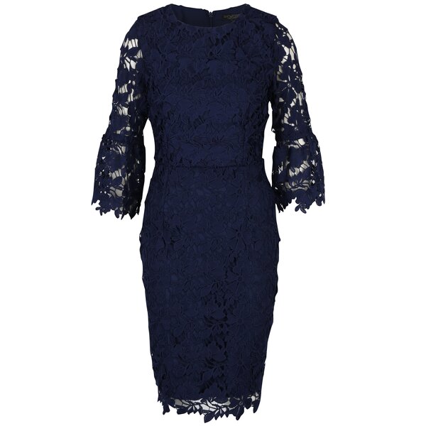 Rochie bleumarin din dantela Dorothy Perkins