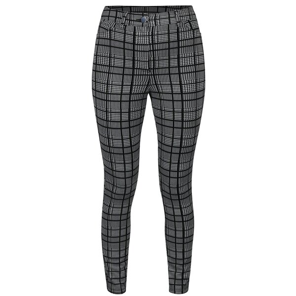 Pantaloni alb & negru cu print Dorothy Perkins