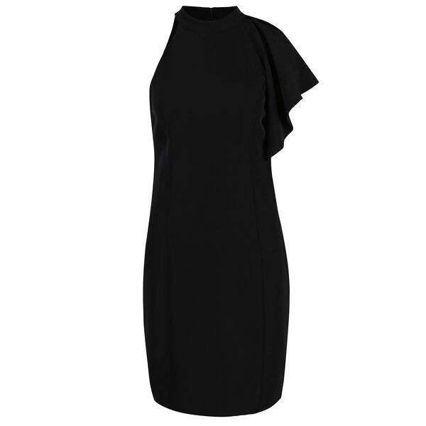 Rochie neagra tubulara cu maneca liliac - VERO MODA Jinks