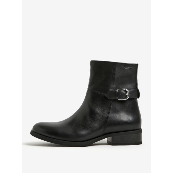 Ghete biker negre din piele pentru femei Vagabond Cary
