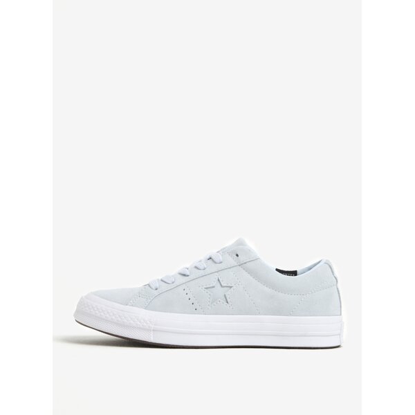 Pantofi sport albastru deschis din piele pentru femei Converse One Star