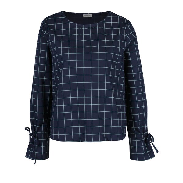 Bluza bleumarin din bumbac cu imprimeu - Noisy May East