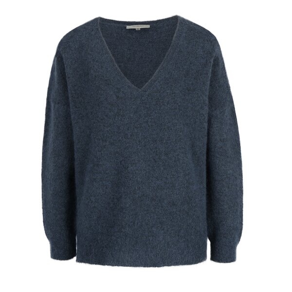 Pulover albastru cu adaos de lana si mohair pentru femei - Selected Femme Livana