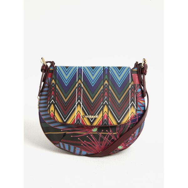 Geanta crossbody multicolora Desigual Genova Stripes