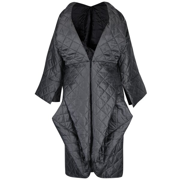 Kimono origami gri matlasat oversized Bianca Popp
