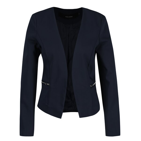 Sacou bleumarin fara inchidere VERO MODA Thea